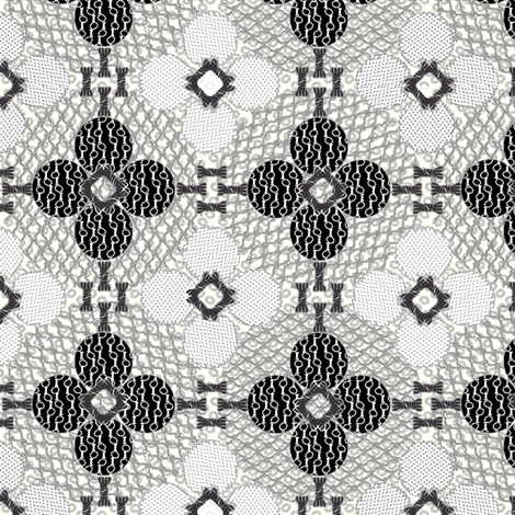 netted_and_knotted Tuxedo fabric by glimmericks on Spoonflower - custom fabric