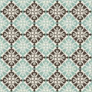 vintage seamless pattern with victorian motif