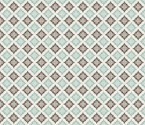 vintage seamless pattern with victorian motif fabric by anastasiia-ku on Spoonflower - custom fabric