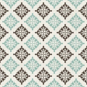 vintage seamless pattern with victorian motif