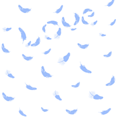 falling_feathers_spell_love_5_inch_repeat_blue