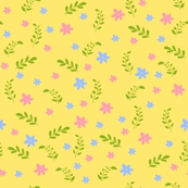 Ditsy yellow bee