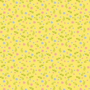 Ditsy yellow bee