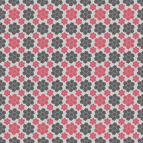 Red and Black Ditsy