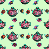 Whimsical Teapots on Mint