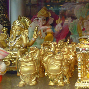 Ganeshes and Buddhas in the Window, 1