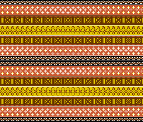 mudcloth - spoonflower story fabric by sef on Spoonflower - custom fabric
