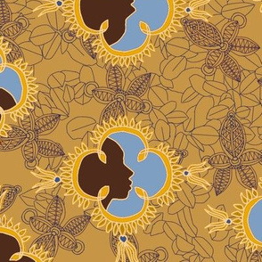 African Visage Autumn Sands