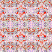 Garlands of Love (pastel feminine abstract with hearts)