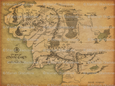 Middle Earth Map