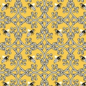 in search of nectar - marigold