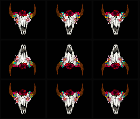 bison fabric by boneyfied on Spoonflower - custom fabric