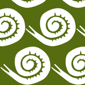 snails in green large
