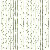 stems in green