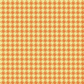 melon burnt orange houndstooth
