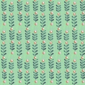 Berry stripe-pale green
