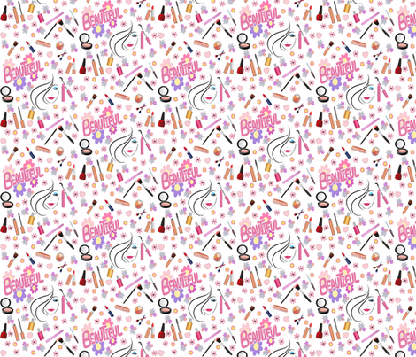 cosmetics fabric by krs_expressions on Spoonflower - custom fabric