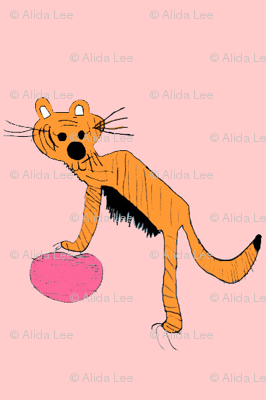 Tiger with a Ball