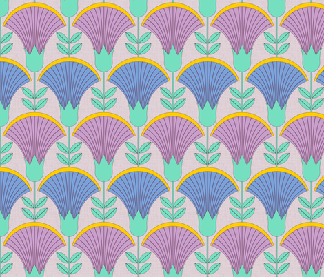 Along the Nile fabric by designtrends on Spoonflower - custom fabric
