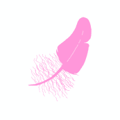 falling_pink_feathers_2_inch_repeat