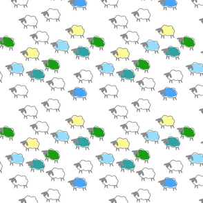 impossible sheep blue