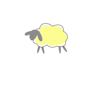impossible yellow sheep