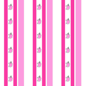 impossible sheep stripe pink