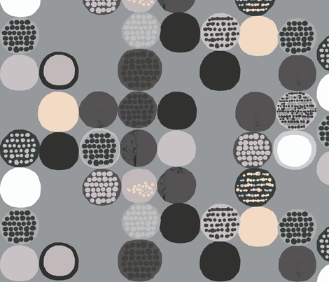 afro circles fabric by katarina on Spoonflower - custom fabric