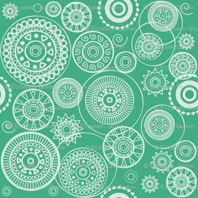 Blue circles