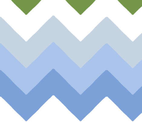 chevron_double_vert__bleu_L fabric by nadja_petremand on Spoonflower - custom fabric