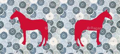 bluefloralhorse
