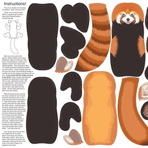 Red Panda Pillow