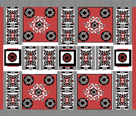 Red Earth fabric by createdgift on Spoonflower - custom fabric