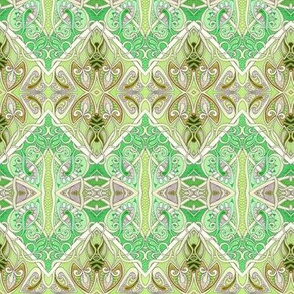 Fruit of De Vine (diagonal patchwork square spades)