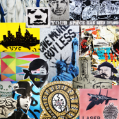 Your Space Graffiti Collage