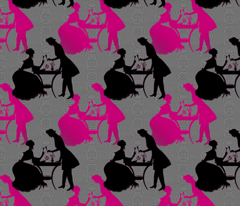 À Toi Toujours fabric by peacoquettedesigns on Spoonflower - custom fabric