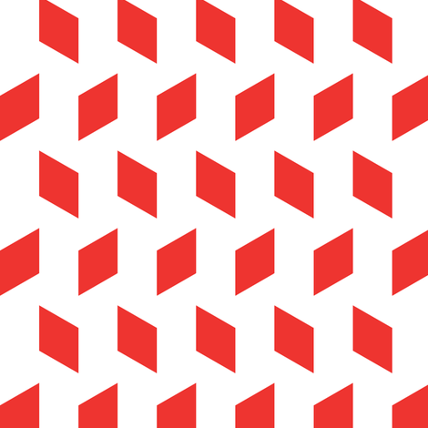 rhombus bomb in carnelian fabric by chantae on Spoonflower - custom fabric