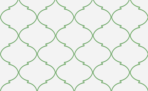 Kate Trellis in Kelly fabric by sparrowsong on Spoonflower - custom fabric