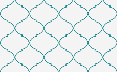 Kate Trellis in Peacock fabric by sparrowsong on Spoonflower - custom fabric