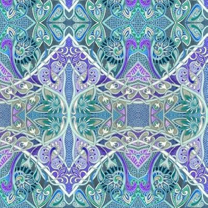 Paisley Make the Heart and Scallop and Dragon Scale Grow Fonder