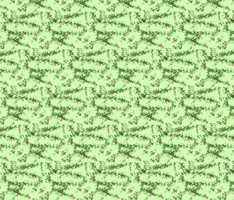 Magenta Berries on Ivy fabric by ravynscache on Spoonflower - custom fabric