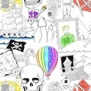 Literary figures colour