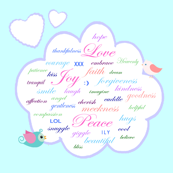 positive word cloud