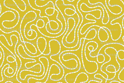 Infinite Candy Necklace: Mustard