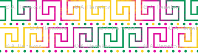 Kolonaki Greek Key - Summer