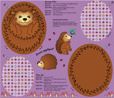 Harper the Hedgehog Cuddly Cushion