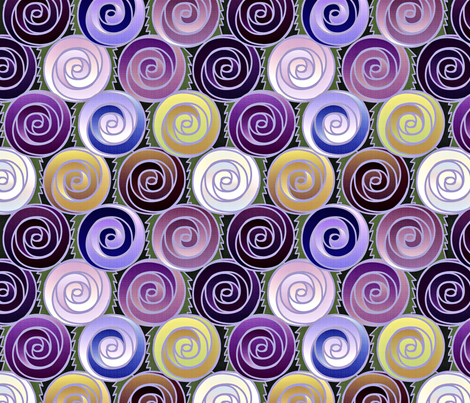 roses_are_not_red - purple tonal fabric by glimmericks on Spoonflower - custom fabric