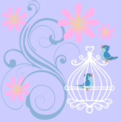 birdcages blue