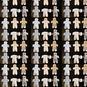 Paper zombies on parade