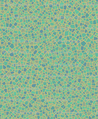 mosaic - aquamarine